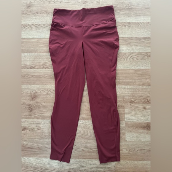 lululemon athletica Pants - Lululemon Athletica Berry Leggings 25”